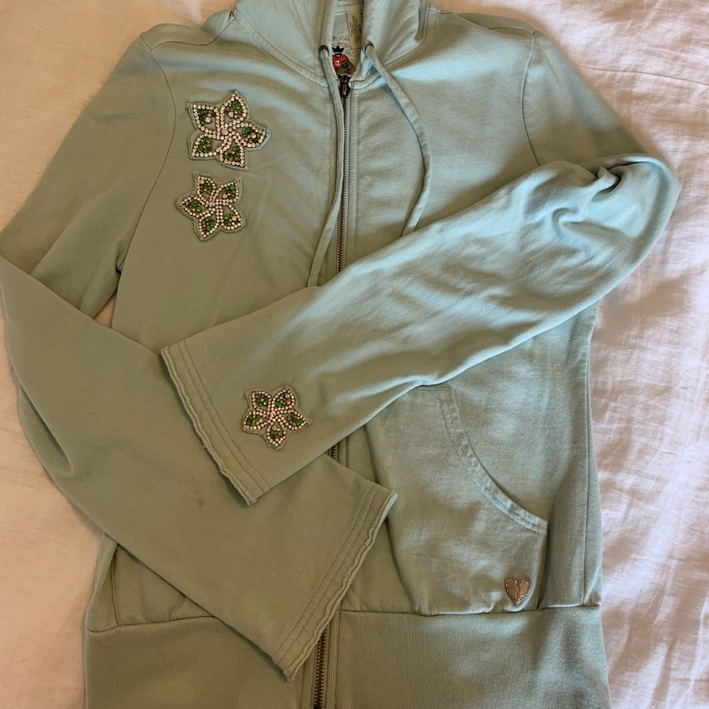 Twisted Heart America zip up